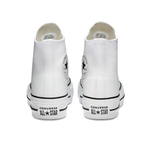 Converse Chuck Taylor All Star Platform Clean Leather High Top - Picture 4 of 8